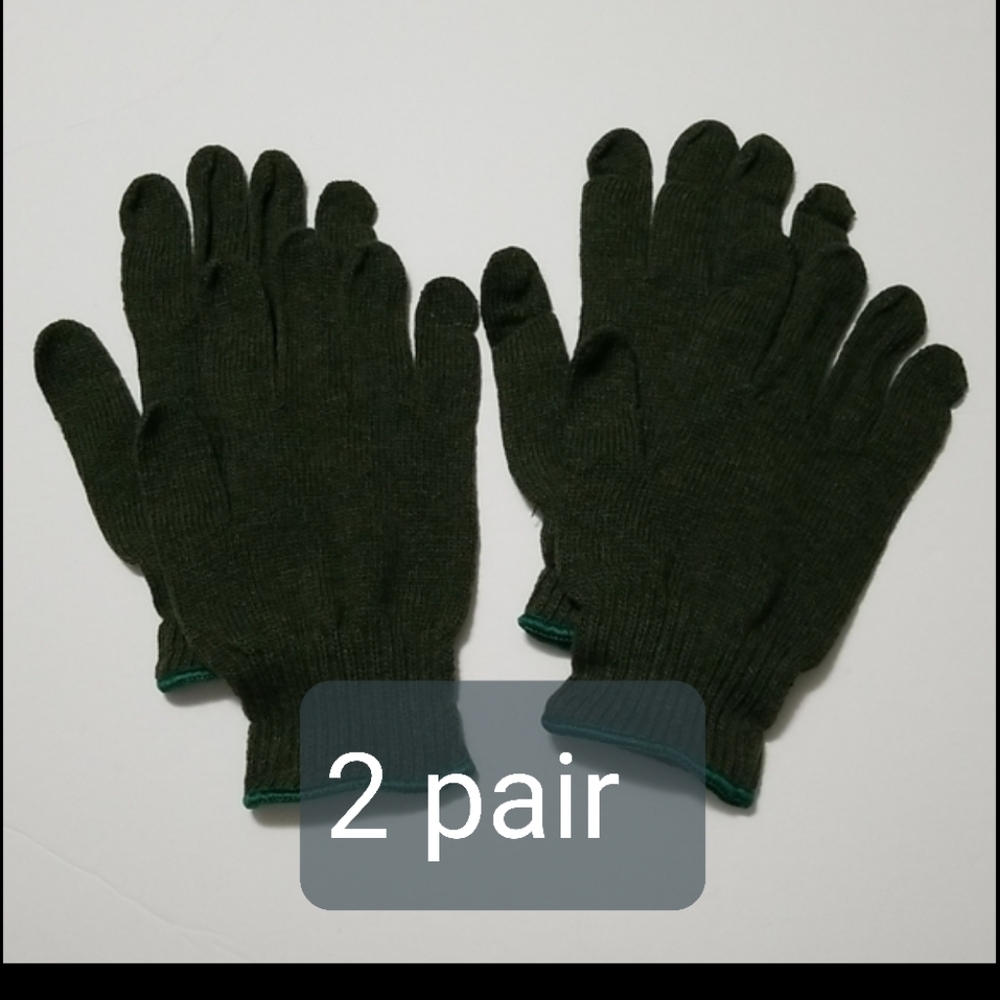 NEW! Refrigiwear Ragg wool liners sz large (2 pair)